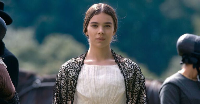 Hailee Steinfeld as Emily Dickinson in the apple tv series